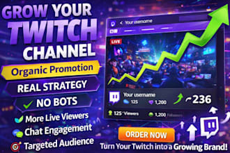 audit and optimize your twitch channel for organic growth