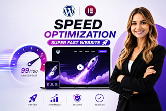 speed up wordpress website, optimize pagespeed score, and increase website speed