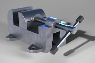 industrial parametric cad model mechanical design for 3d printing cnc stl step