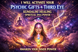 activate your psychic gifts and third eye kundalini healing spiritual dna power