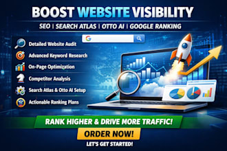 boost website visibility SEO search atlas otto ai google ranking optimization