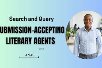 write a powerful query letter, and pitch to submission accepting literary agents