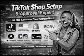 setup tik tok shop dropshipping manage tiktok facebook instagram shop affiliate