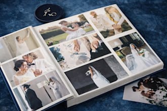convert your messy photos into a photo book photobook photo album design