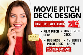 design film pitch deck, film lookbook, movie presentation, TV series, screenplay