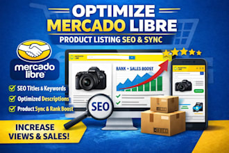 optimize mercado libre product listing SEO ranking sync products to boost sales