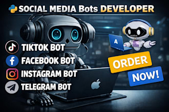 automate social media bot youtube bot tiktok bot twitter bot instagram bot