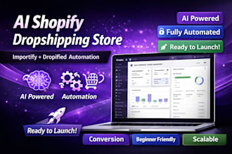 setup create shopify dropshipping platform via importify dropified ai dropship