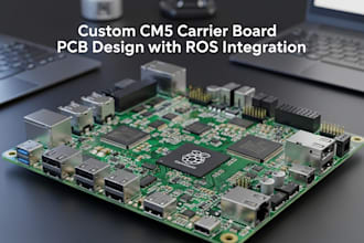 develop custom cm5 carrier board pcb with ros robotics integration