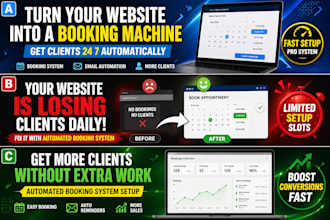 build booking system for website