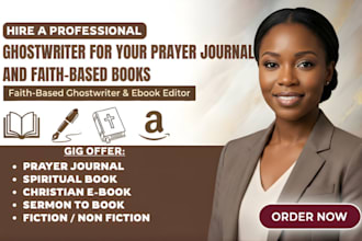 ghostwrite christian book devotional prayer journal and ebook prayer book