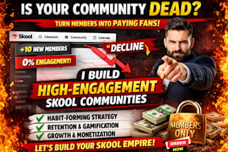 design and optimize your skool community for growth and retention