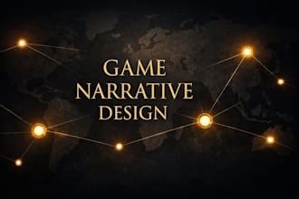design your game narrative, worldbuilding and story structure professionally