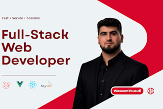develop a professional laravel and vue js web application