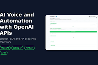 build ai automation workflows with openai and apis