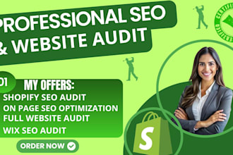 do shopify SEO and website audit with on page search engine optimization
