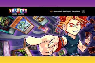 build trading card shopify store trading card website tcg website pokemon store