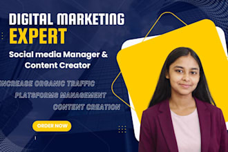 be your professional social media marketing manager
