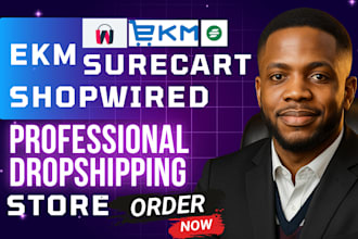 build shopwired ekm evolusion shift4shop surecart SEO product upload storedesign