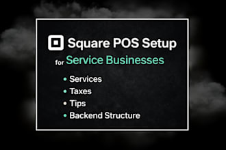 fully set up your square pos for salons, coaches and service brands