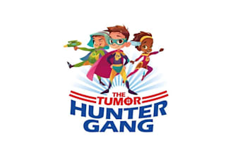 design a strategic and creative hunter gang logo