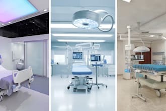 design professional healthcare facilities and 3d renders