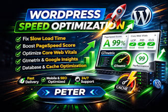 speed up your wordpress website and improve page speed score