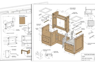 create detailed custom joinery, millwork, and shop drawings