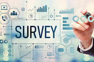 analyze survey data and interpret the results