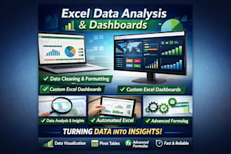 analyze, clean, and visualize data in excel