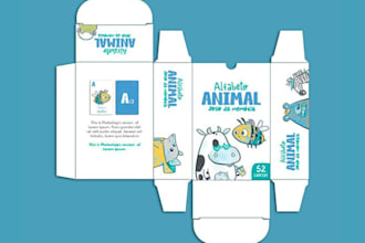 craft professional box and packaging dieline cutline designs ready for printing