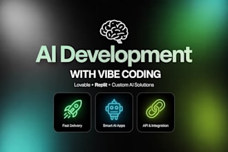 develop lovable ai web apps, saas mvp , and website using bolt, supabase, replit