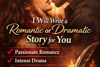 write an emotional romantic or dramatic story for you