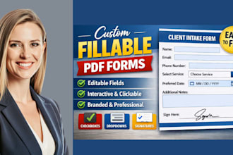design custom fillable pdfs for your business or forms