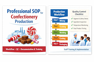 write professional sops for confectionery production