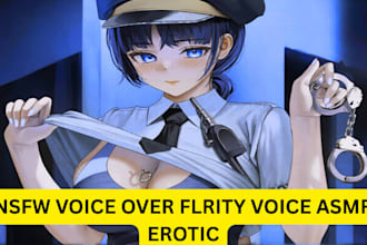 provide a sexy female voiceover voice talent nsfw sfw asmr erotic voice over