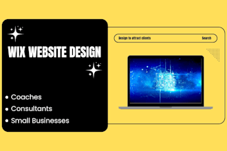 design a professional wix website that converts