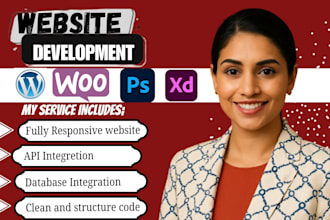 do website design,wordpress website,full stack developer,responsive website