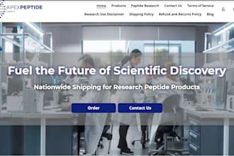 build peptide website peptide research store nutraceutical, peptide compliance