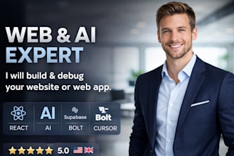 ai webapp, saas mvp ,website using bolt, supabase, replit