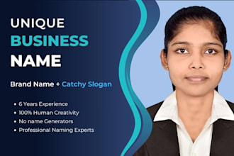 create unique business name ideas and brand name with slogan