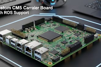create custom cm5 carrier board with embedded pcb and ros support