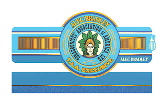 do premium cigar band or luxury label design for tobacco brands