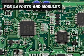design pcb layout and modules, iot hardware, and microcontroller firmware
