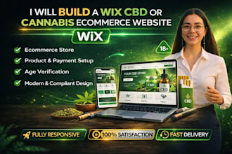 design wix weed website wix cbd marijuana ecommerce shopify cannabis website