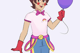 haré dibujos digitales de las ideas o personajes que quieras