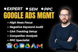 setup, optimize and manage your google adswords PPC campaign for high conversion
