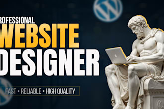 design a professional and affordable wordpress website and elementor expert