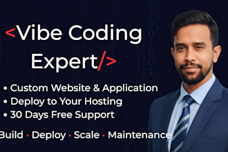 be your vibe coding expert for custom website web application development