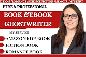 be fiction book, ghostbook writer, ebook writer, romance ghostwriter